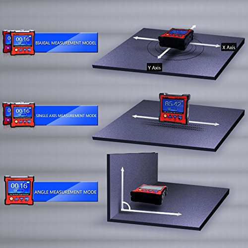 KKmoon DXL360S Digitaler Winkelmesser, zwei Achsen, 100-240 V, 50-60 Hz, mit 5 Indikatoren, magnetisch, hohe Präzision, Doppelachse, digitale Anzeige - 2