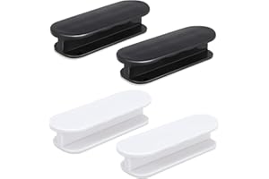 KroY PecoeD 4 Stück Kunststoff Möbelgriff Tür Türgriff Kleben Tür Und Fenstergriffe Self Stick Sofortig Türgriff für Fenster Tür Schublade