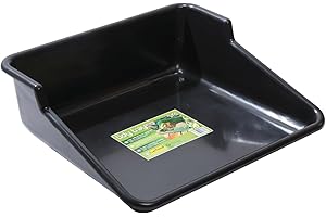 TIERRA GARDEN GP48B Tidy Potting Tray, Black, Use as Mix/Grow Tray