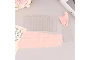 Yawdil 10Pcs Acrylic Wedding Place Card Frosted Acrylic Name Tag Arch Blank Wedding Decoration Seating Cards DIY Hanging Sign