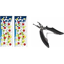 YINETTECH 60pcs Perline Galleggianti Pop-up Rosse Da 15x7 Mm