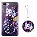 Produktbild iPhone 8 Plus Hülle, MingKun Muster TPU Silikon Handytasche für iPhone 7 Plus/iPhone 8 Plus Handyhülle Thin Pattern Schutz Case Cover - Paar Katze