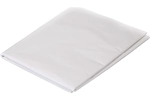 Creavvee Lot de 25 Feuilles de Papier de Soie, Blanc B, Taille Unique