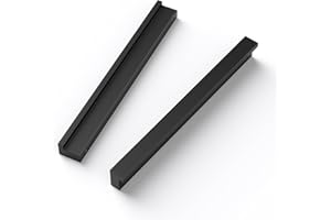 LONTAN 2 Stück Griffe Schwarz Möbelgriffe 160mm lochabstand Schrankgriffe Küchengriffe für Küchenschränke Türgriffe Küche Schubladengriff