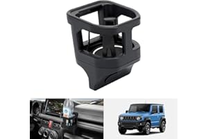 HLMNAKE Portabevande ABS con 3 sottobicchieri e accessori di montaggio per Suzuki Jimny JB67 JB74 2019-2024