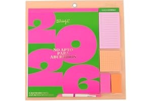MR. WONDERFUL Mr Wonderful - Calendario 2026 de pared o nevera magnético - No apto para aburridos