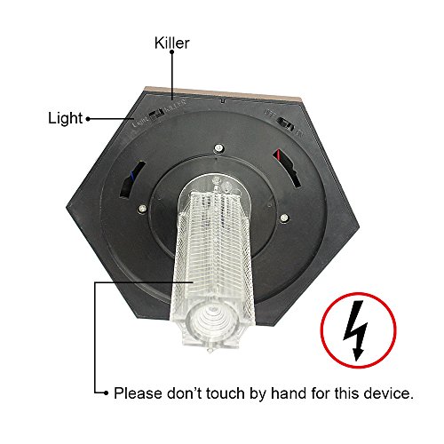 iRegro Solar Insektenkiller Lampe, Solarleuchte Insektenvernichter Camping Insektenschutz Lampe, Garten Dekorative Licht, Bug Zapper, Insektenabwehr für draußen Universalschutz und Dekoration - 6