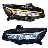 Brillo: luz baja (Xenon HID o LED) es más 3 veces más brillante que el original; por defecto 6000 K. Proporciona un mejor patrón de luz; haz alto [2 luces bajas + 2 luces altas = 4 luces altas], mejor penetración, más seguro en los días de lluvia, niebla y nieve; DRL automático, conducción inmediatamente.