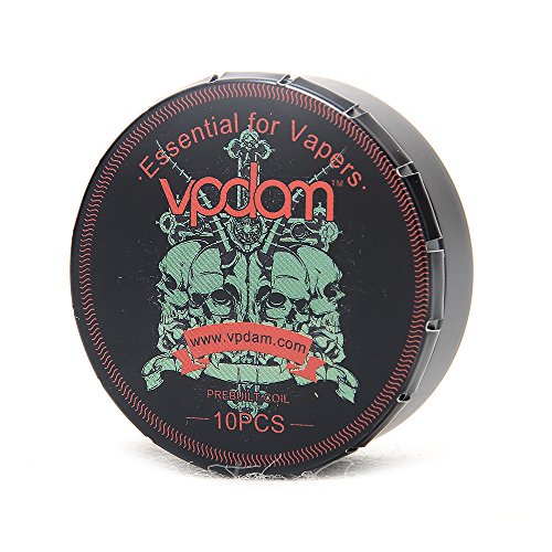 Preisvergleich Produktbild DIY-24H - 10x Super Juggernaut 0.3 Ohm von VPDAM Prebuilt Fertigwicklung Wire Vapers RDA RBA RTA Kanthal A1 Draht