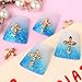 3D Nail Art Tip Decoration Rhinestone Cross Glitters 10pcs Gold