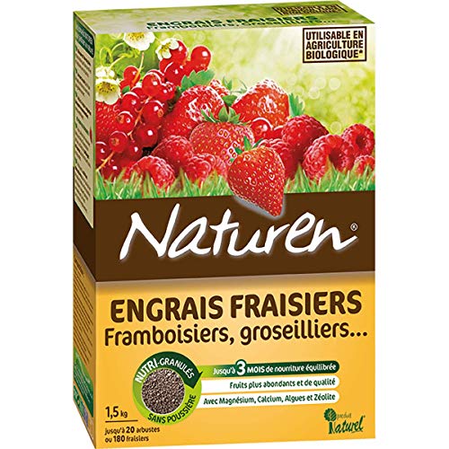 Naturen 8388 Engrais Fraisiers et Arbustes A Petits Fruits 1,5 kg