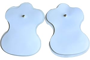 JTKENS 5 Pairs/Lot Electrode Silicone Gel Tens Replacement Pads for Digital Therapy Massage Machine Self-Adhesive Pads