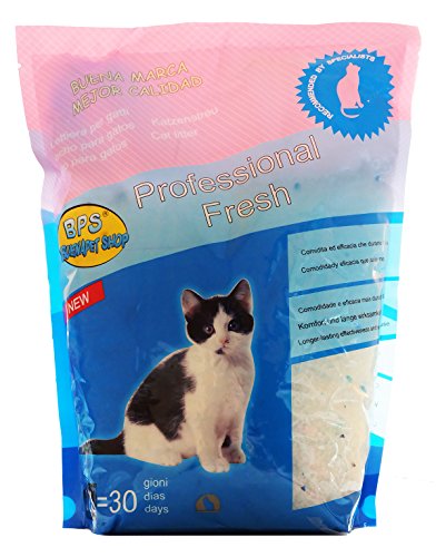 BPS (R) sable de silice pour chat sable blanc frais animaux Cat Litter 3,8L bps-3200