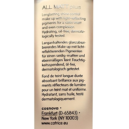 Catrice All Matt Plus Shine Control Flüssige Found ation NR. 010 – LIGHT BEIGE 30 ml - 3