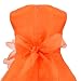 YIZYIF Baby Toddlers Girls Sleeveless Tutu Layered Flower Dress Birthday Party Baptism Dress Orange 3-6 Months