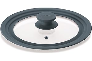 Tescoma Unicover Coperchio, Vetro/Silicone, Grigio, 20x22x24 cm