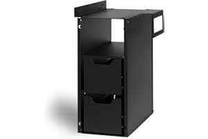 ‎BURNHARD BURNHARD Einbauregal für Gasgrill FRED, 20 x 39 x 50 cm, Aufbewahrung für Grillzubehör, Gasgrill Unterschrank-Regal, Schubladenschrank