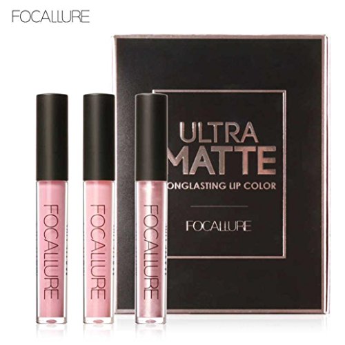 Yogogo Neue Mode Matte Lippenstift Kosmetik Sexy Lip Metallic Lip Gloss Kit - 4