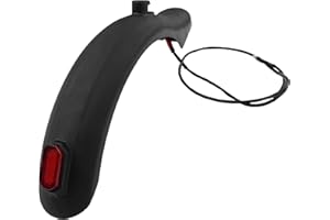 ZWHEEL Guardabarros Trasero con Luz para Patinete Electrico Modelo ZFOX(E9B), ZLion(E9D), ZLynx(E9T), Negro