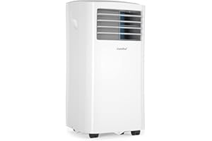 COMFEE' Climatiseur Mobile 8000 BTU/h 2,3kW, 3-EN-1 Refroidisseur Déshumidificateur Ventilateur, Fonction Follow me, Minuterie, Pour salon et appartement de 29㎡/78m³, MPPH-08CRN7, R290