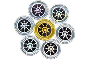 Shenzhen Fan Yun Craft Gift Electronic Co., Ltd. 2pk 5G EMF neutraliser anti radiation protection sheild sticker for phones devices microwave (silver)