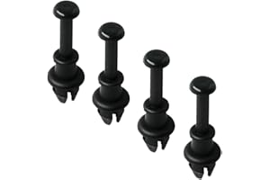 CANJPTON Hutablage Haltegurt String Clip Knopf Halter Pivot Peg Kompatibel Mit VW GOLF MK5 MK6 Tigaun 5N MK1 Polo 6R 6C 2G UP T-CROSS Kofferraum Hutablage Clips Pins 4 Stück 1M6867574A