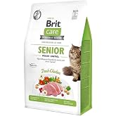 Brit Care Senior Weight Control, Kilo Kontrol&uuml; İhtiyacı Olan Yaşlı Kediler İ&ccedil;in, Tahılsız, Hipoalerjenik, Taze Tavuk Etli Kur