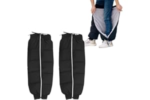 mizikuu Kniewärmer Motorrad Beinwärmer, Beidseitig Tragbare Winter Plüsch Kniewärmer Fahrrad Wasserdicht Winddicht Legwärmer mit Reißverschluss Outdoor Knieunterstützung Beinstulpen für Damen Herren