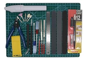 ALEMON Set di attrezzi Gundam Modeler. Set di 16 pezzi per l’hobby della costruzione professionale di modelli Bendai.