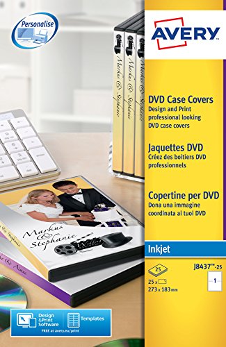 Preisvergleich Produktbild Avery DVD-Hülle Einschubkarten dünn und Standard