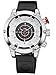 Produktbild Alienwork Analog-Digital Armbanduhr Multi Zeitzonen LCD Uhr XXL Oversized Silikon weiss schwarz WD.WH-6301-2