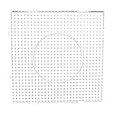 Nuevo y de alta calidad 1x Beads Pared perforada Cuadrados Grandes Perlas De Fusibles Clara Perler PEGBOARD Arte Bricolaje DIY # 8