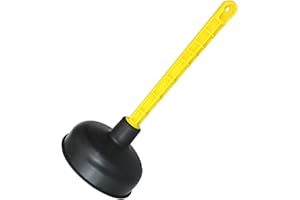 Mario10-5.51 in. /140 mm.Plunger Sink Unblocker Toilet Plunger Shower Unblocker Toilet Unblocker Heavy Duty Rubber Suction Cup for Sink and Toilet