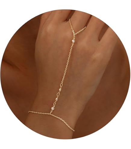 BelleVive Bracelets à Main En Or Pour Femmes, Bracelet à Main