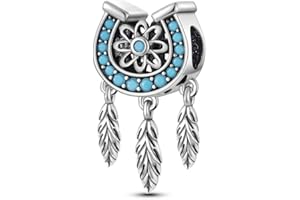 Pandach Damen Charm Anhänger für Armband 925 Sterling Silber Charms Beads passend für Armband und Halskette, Kompatibel mit Europäischen Armbänder für Frauen Mädchen C24