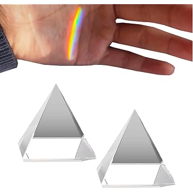 Spiritualität Deko SPEKTRUM OPTISCHES GLASPRISMA Physik Dreiecksprisma Triangular Prisma Spielzeug- EUR 4,99 - DE Prismatische Entwicklungen Ultra Premium