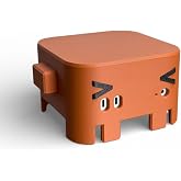Mac mini M4 Uyumlu Sevimli Koruyucu Stand Moltbot | 3D Baskı Masa&uuml;st&uuml; Aksesuarı