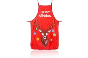 Frgasgds Christmas Aprons,Christmas Kitchen Baking Aprons for Adult Christmas Cooking Apron for Kitchen Cooking Baking Christmas Adults Novelty Aprons for Christmas Restaurant House Kitchen Supplies