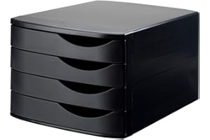 JALEMA Atlanta Resolution A686374299 - Organizador de escritorio (300 x 216 x 375 mm), color negro