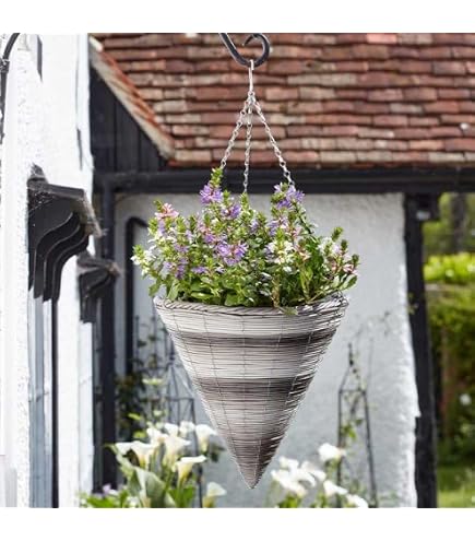 Handmade Hanging Baskets Flowerpot Plant Holder Ma... - Grandado