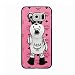 Produktbild TPU Hülle Superdünn Stoßfest Tasche MCM Hülle, Samsung S7Edge Pink Pattern Rabbit Serizes MCM Handyhülle, MCM Schutzhülle Hard Silikon Bumper Hülle, MCM Telefonkasten Für Samsung Galaxy S7Edge
