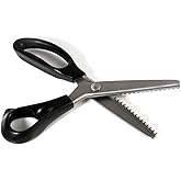 Surfile Tailor Shears Zig - Zag 23.5 Cm 15 Teeth 3 Mm Tooth Depth