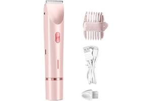 Electric Razor Private Parts, Bikini Shaver for Women,Elektriskt ansiktshårborttagning trådlöst | Vattenbeständiga privata delar Trimmer Type-C-laddning för arm