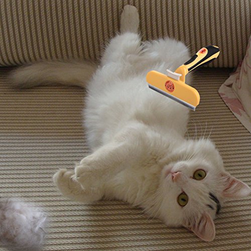Sminiker-Dog-and-Cat-Deshedding-Tool-with-4-inch-Edges-Pet-Grooming-Tools-with-Release-Button-Shedding-Long-and-Short-Hair-for-Small-Middle-Large-Cat-and-Dog