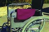 Deluxe Wheelchair Armrest Pouch with Zipper Top - Navy Blue