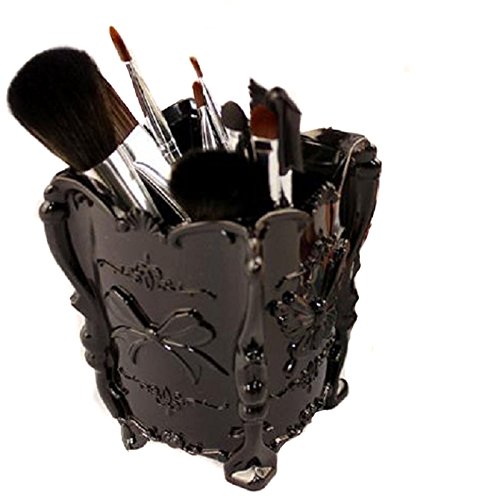 Preisvergleich Produktbild Lalang Schwarz Schönheitsaufbewahrungsbehälter -Kasten-Bürsten-Feder-Verfassungs-Ko...