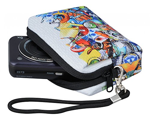 MySleeveDesign Etui Cam  ra digital Sac portable Housse - pour Canon Fuji Sony Panasonic Samsung Nikon Pentax Lumix Olympus   tous les autres appareils photo num  riques compacts - Internet