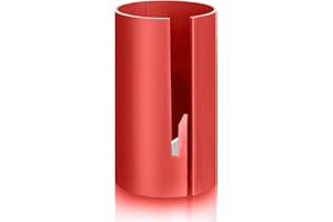 VACCLO Wrapping Paper Cutter - Simple, Fast, and Safe Kraft Paper Roll Slitter Cutter - Finger Safety Cutter - Easy-to-Use Tools for Effortless Wrapping Paper Cutting (1Pcs Red)