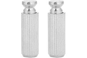 DILWE Viti per Ponte Chitarra, Borchie Ancore di Regolazione dell'altezza del Ponte Tremolo Chitarra(Silver)