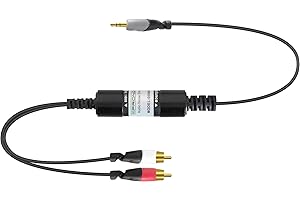 Pronomic ANE20-1.5JC Audio Noise Eliminator Kabel Klinke/Cinch (Entstörkabel, Impedanz: 600 Ohm, Durchschlagfestigkeit: 500 V DC, Länge 1,5 m), schwarz
